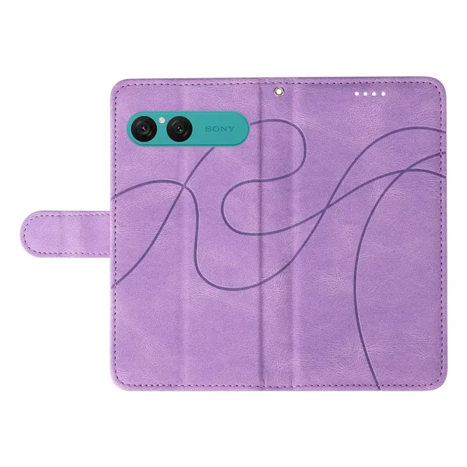Housse Sony Xperia 10 VII simili cuir artistique