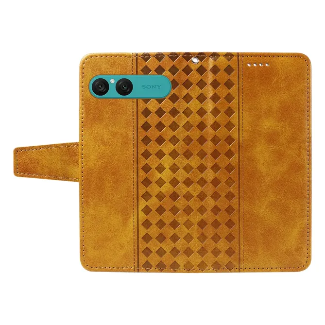 Housse Sony Xperia 10 VII Portefeuille Damier Vintage