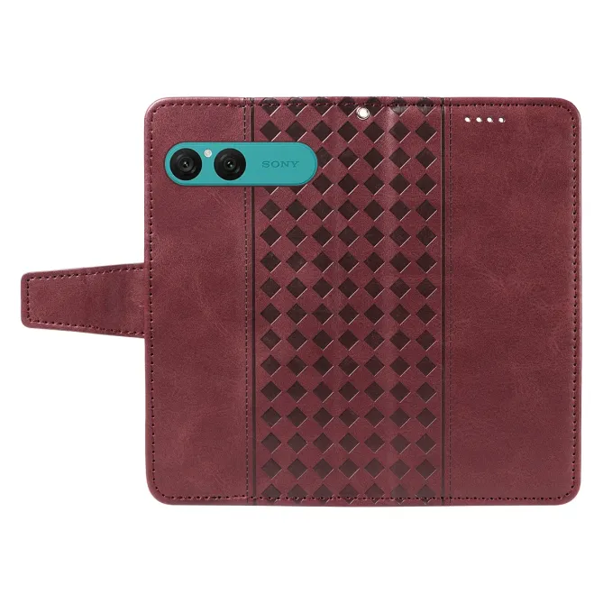 Housse Sony Xperia 10 VII Portefeuille Damier Vintage