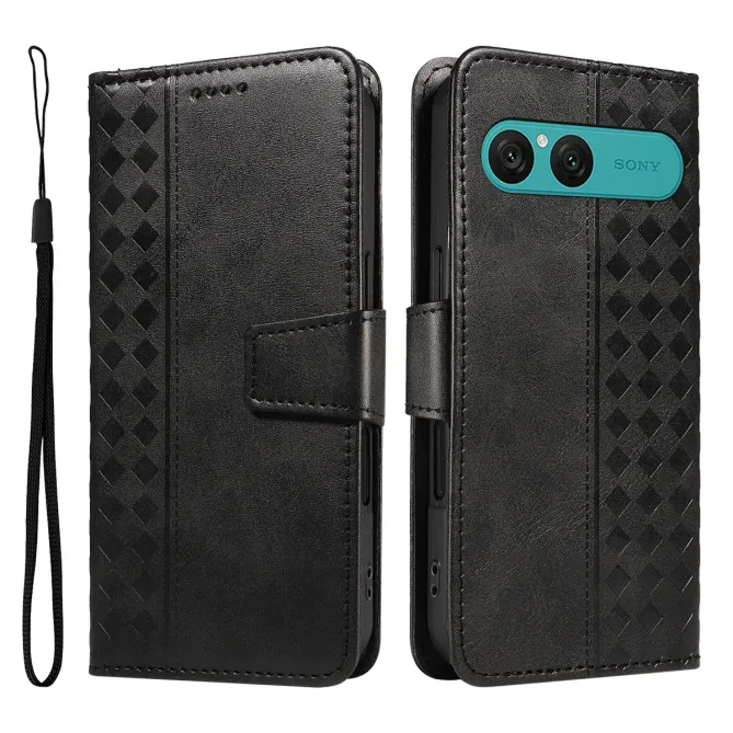 Housse Sony Xperia 10 VII Portefeuille Damier Vintage
