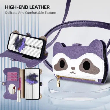 Housse iPhone Air Raton Laveur Bandoulière | Djur Violet - photo 26