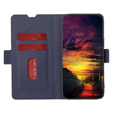 Housse iPhone Air Victoria style cuir Bleu marine - photo 7