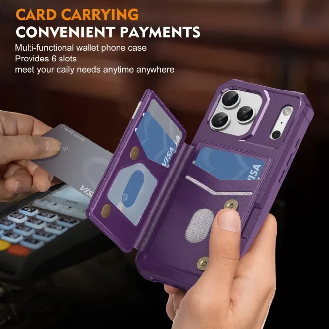 Coque iPhone 17 Pro Max Portefeuille Antichoc RFID | Valv