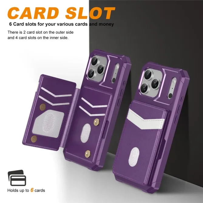 Coque iPhone 17 Pro Max Portefeuille Antichoc RFID | Valv