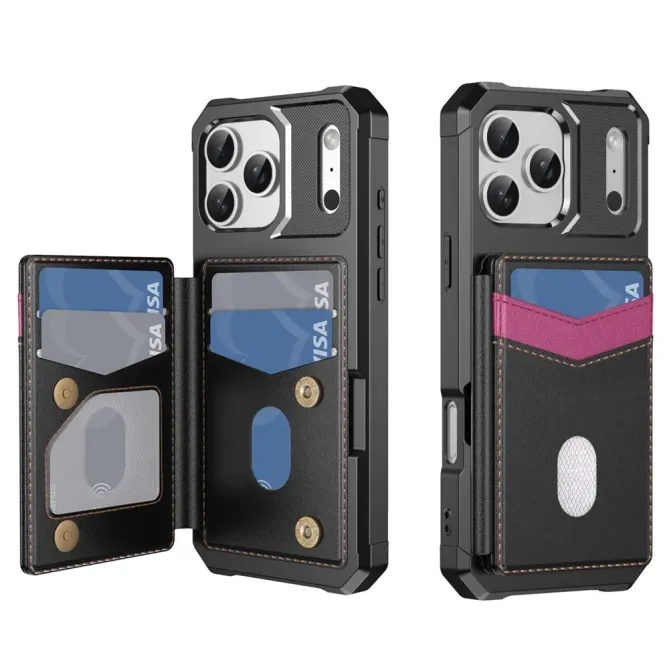 Coque iPhone 17 Pro Max Portefeuille Antichoc RFID | Valv