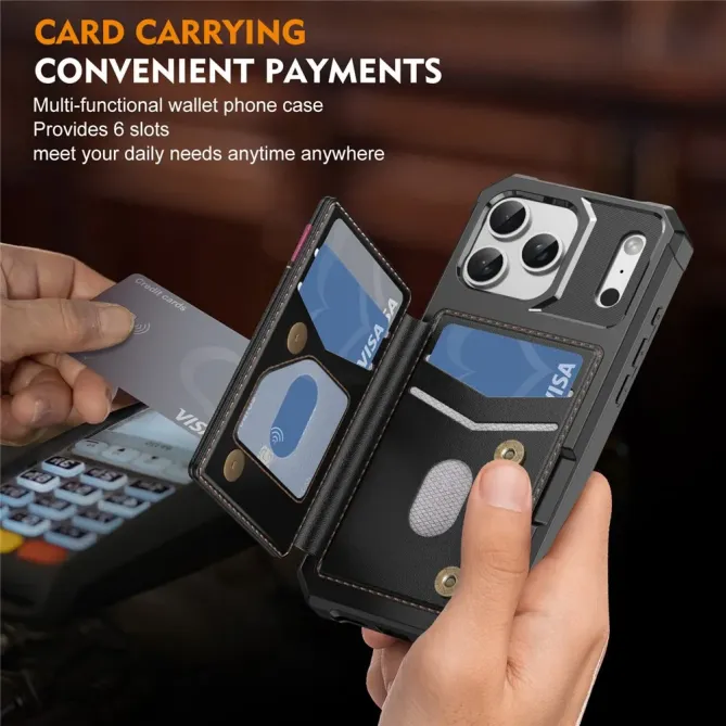 Coque iPhone 17 Pro Max Portefeuille Antichoc RFID | Valv