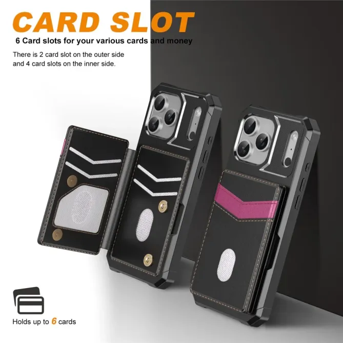 Coque iPhone 17 Pro Max Portefeuille Antichoc RFID | Valv