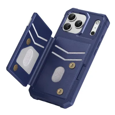 Coque iPhone 17 Pro Max Portefeuille Antichoc RFID | Valv Bleu marine - photo 20