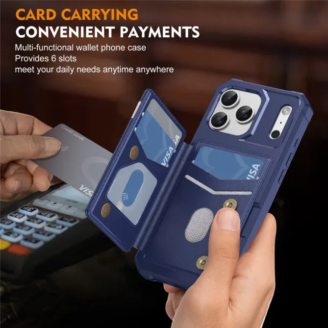 Coque iPhone 17 Pro Max Portefeuille Antichoc RFID | Valv