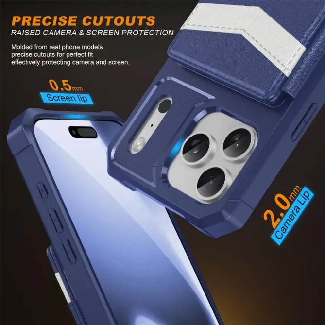 Coque iPhone 17 Pro Max Portefeuille Antichoc RFID | Valv