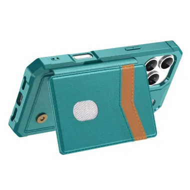Coque iPhone 17 Pro Max Portefeuille Antichoc RFID | Valv Vert - photo 26