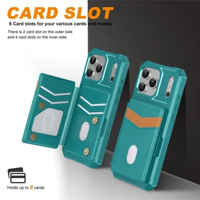 Coque iPhone 17 Pro Max Portefeuille Antichoc RFID | Valv