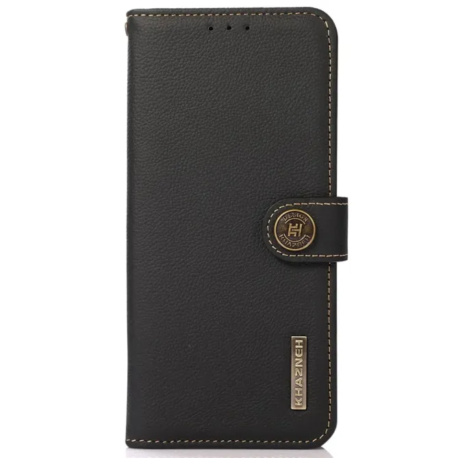 Housse Xiaomi 15T KHAZNEH Classic en cuir Noir - photo 6