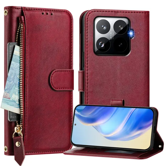 Housse Xiaomi 15T Pro Porte-Cartes à Lanière