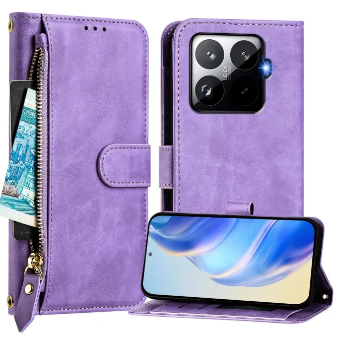 Housse Xiaomi 15T Pro Porte-Cartes à Lanière