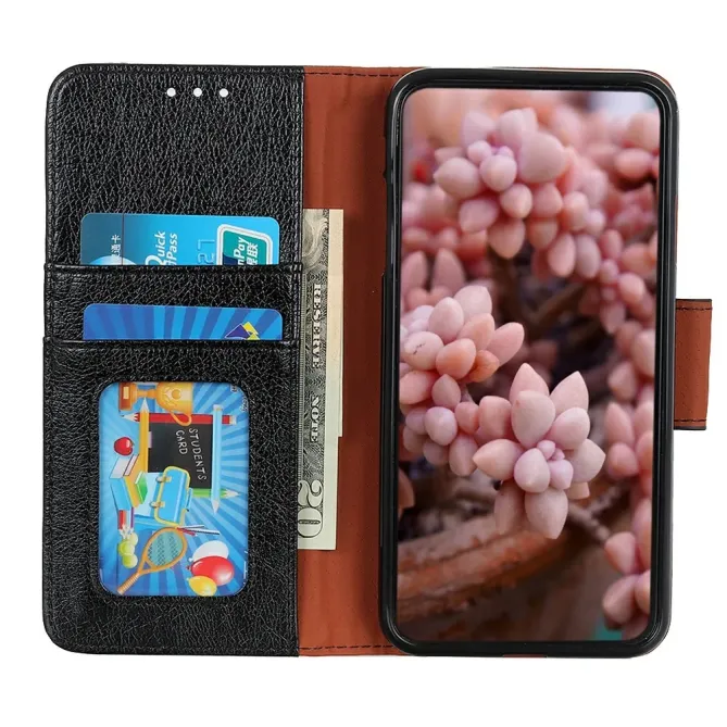 Housse Xiaomi 15T Pro Style Cuir Vieilli Noir - photo 8