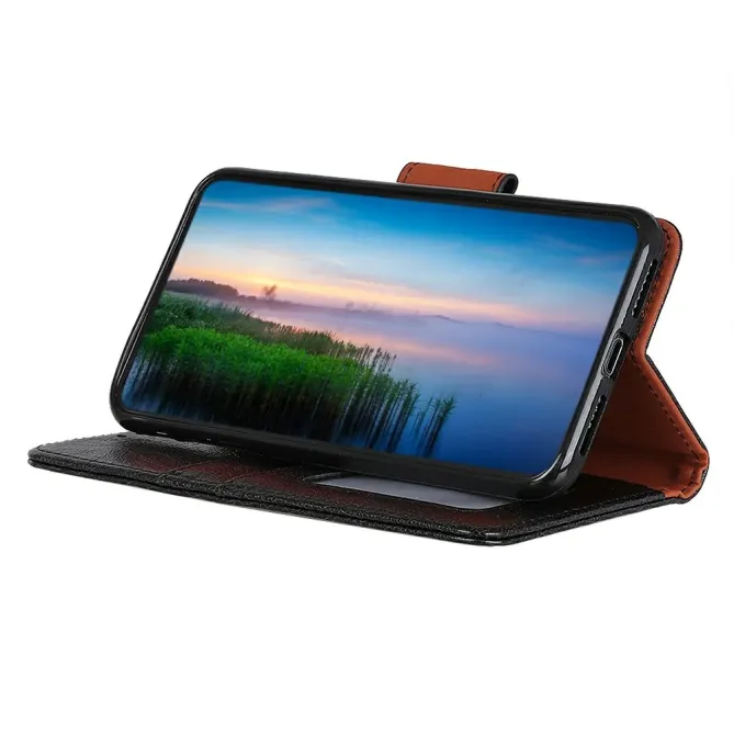 Housse Xiaomi 15T Pro Style Cuir Vieilli Noir - photo 9