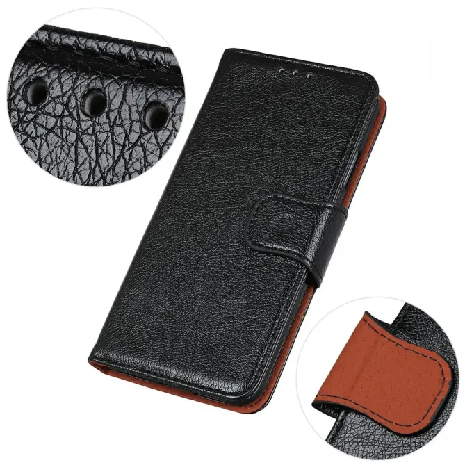 Housse Xiaomi 15T Pro Style Cuir Vieilli Noir - photo 10