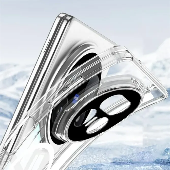 Coque Honor Magic V5 MagSafe transparente avec charnière renforcée