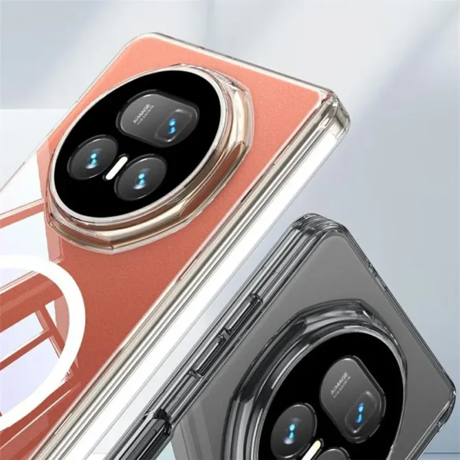 Coque Honor Magic V5 MagSafe transparente avec charnière renforcée