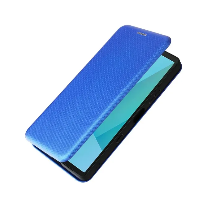Flip Cover Sony Xperia 10 VII design fibre de carbone
