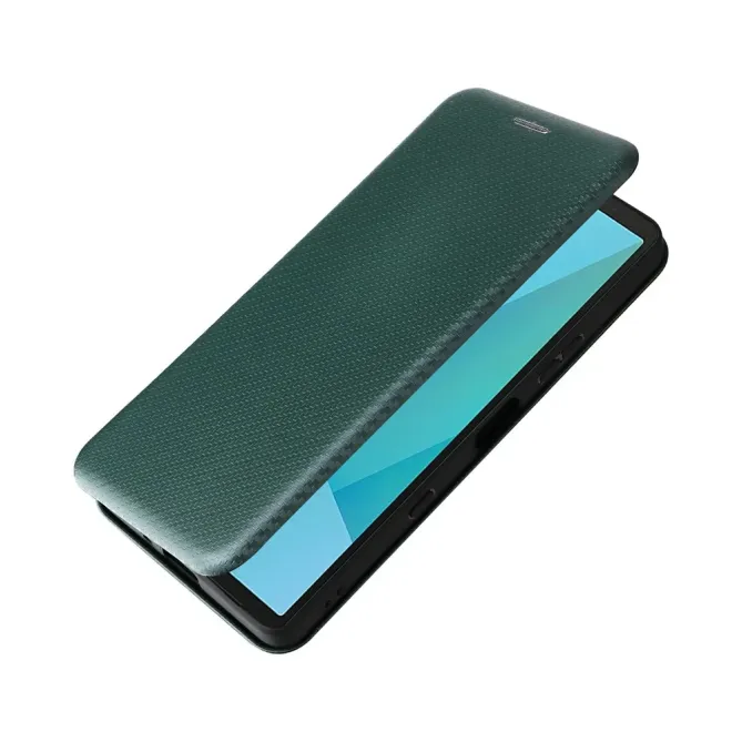 Flip Cover Sony Xperia 10 VII design fibre de carbone