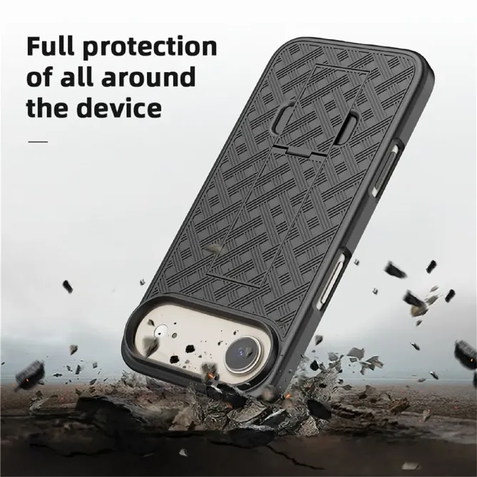 Coque iPhone Air intégrale avec clip ceinture
