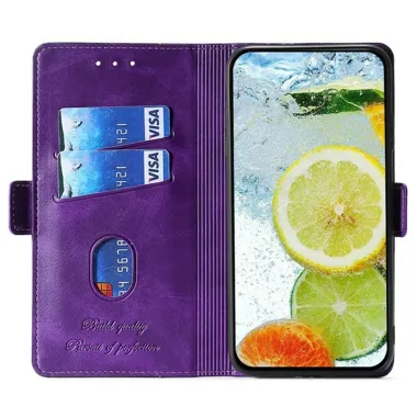 Housse iPhone Air Keyunfei simili cuir bicolore Violet - photo 2