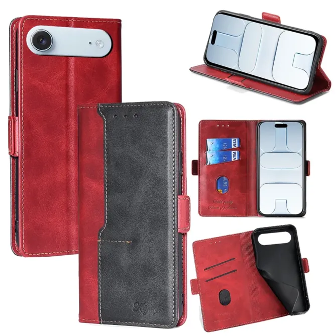 Housse iPhone Air Keyunfei simili cuir bicolore
