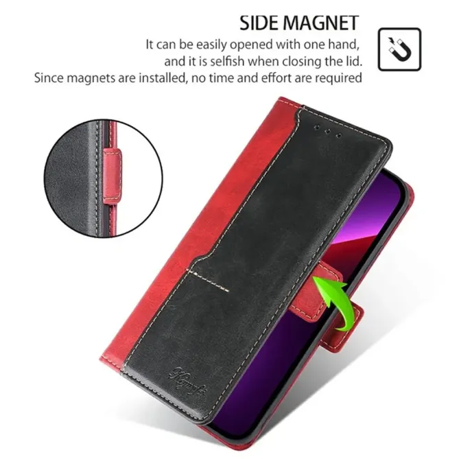 Housse iPhone Air Keyunfei simili cuir bicolore