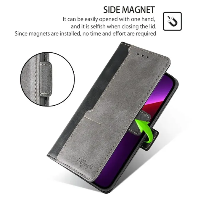 Housse iPhone Air Keyunfei simili cuir bicolore