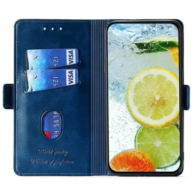 Housse iPhone Air Keyunfei simili cuir bicolore Bleu marine - photo 18