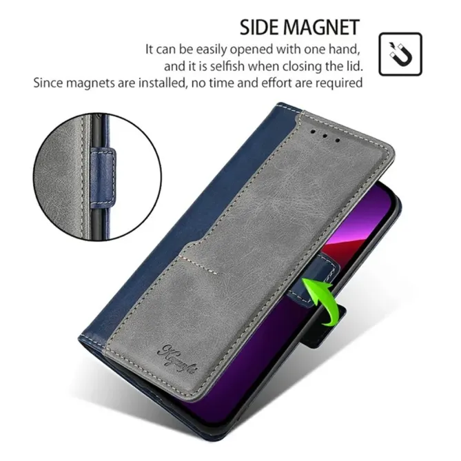 Housse iPhone Air Keyunfei simili cuir bicolore