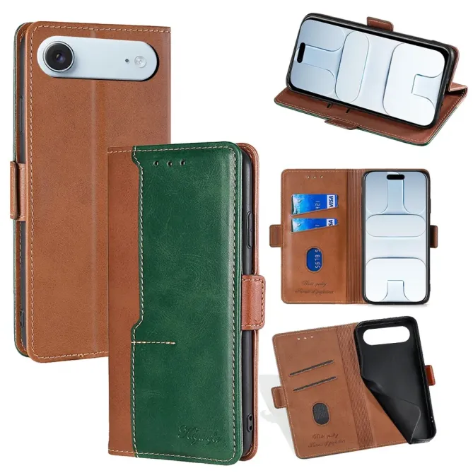 Housse iPhone Air Keyunfei simili cuir bicolore