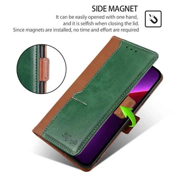 Housse iPhone Air Keyunfei simili cuir bicolore
