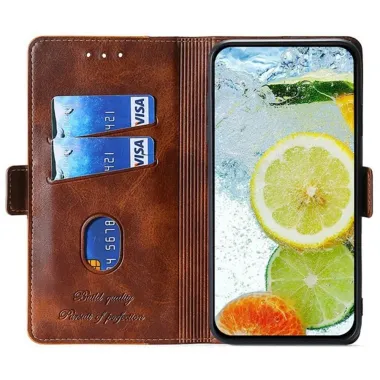 Housse iPhone Air Keyunfei simili cuir bicolore Marron - photo 28