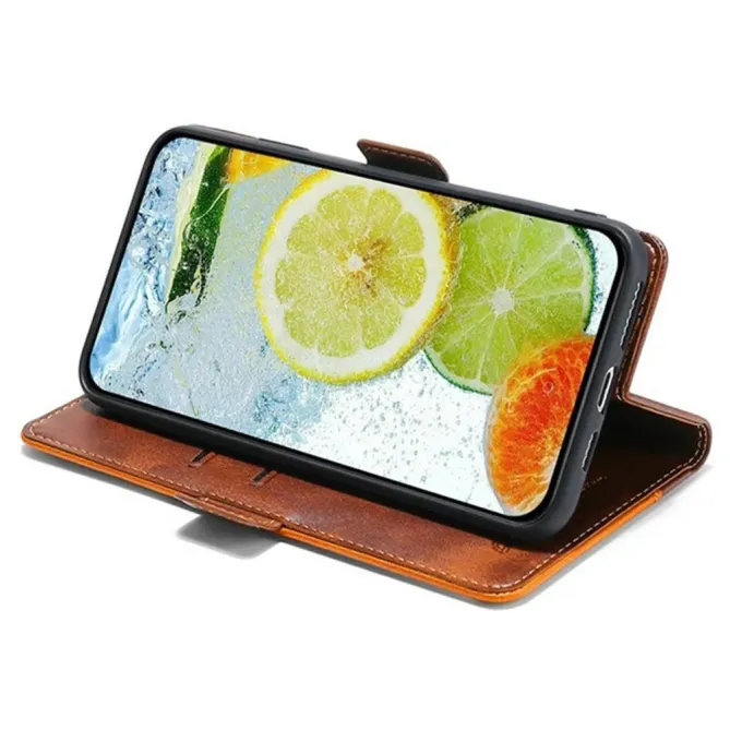 Housse iPhone Air Keyunfei simili cuir bicolore