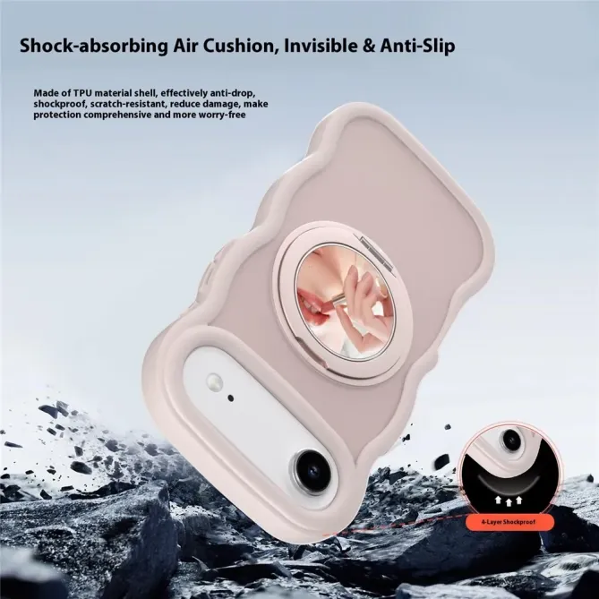 Coque iPhone Air vague avec miroir intégré