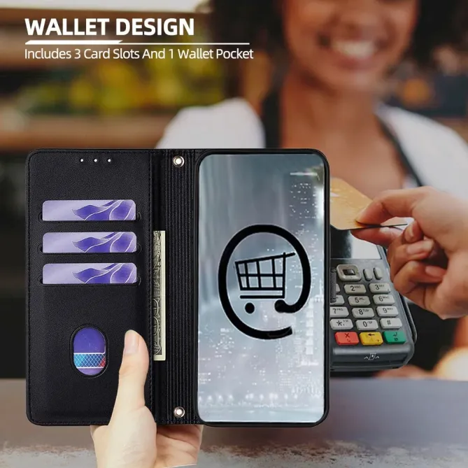 Housse Portefeuille à Chaîne pour iPhone Air | Effet Sequins