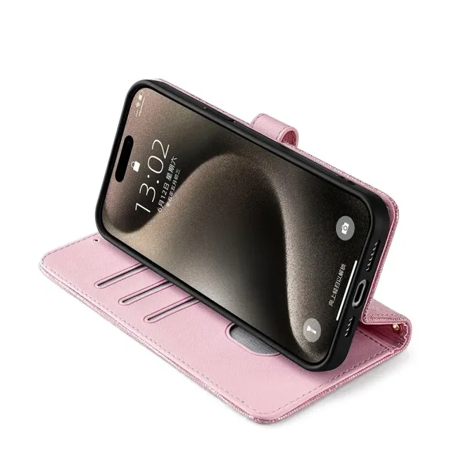 Housse Portefeuille à Chaîne pour iPhone Air | Effet Sequins