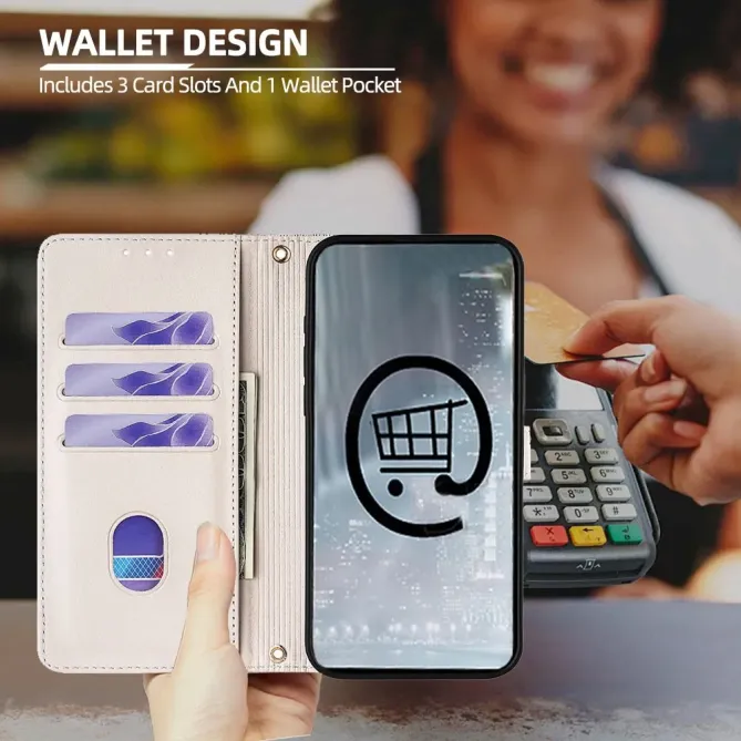 Housse Portefeuille à Chaîne pour iPhone Air | Effet Sequins