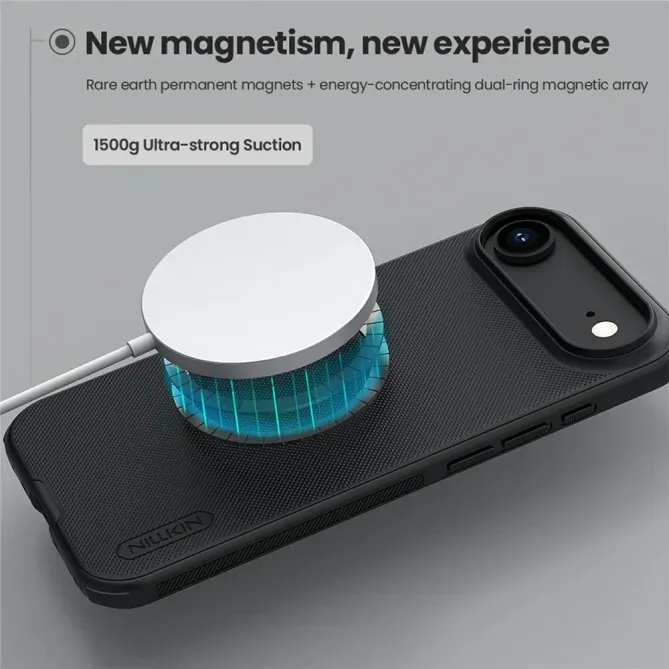 Coque iPhone Air Nillkin Rigide Givré Compatible MagSafe