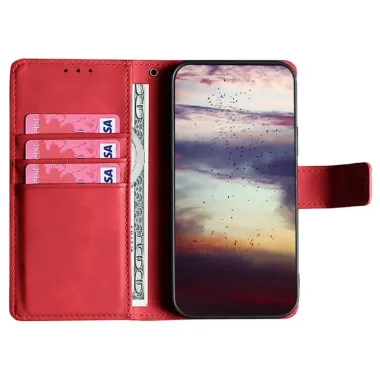Housse iPhone Air simili cuir effet peau de crocodile Rouge - photo 8