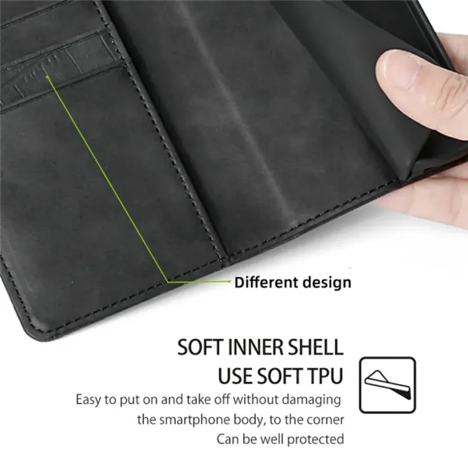 Housse iPhone Air simili cuir effet peau de crocodile