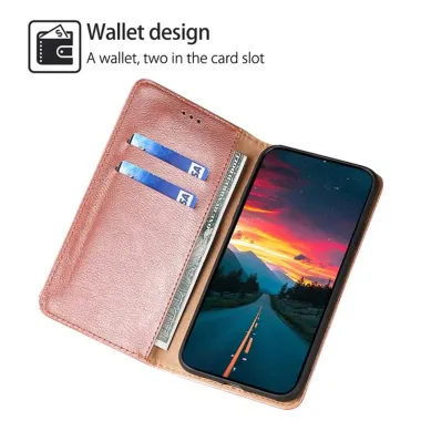 Flip cover iPhone Air PURE simili cuir Or Rose - photo 18