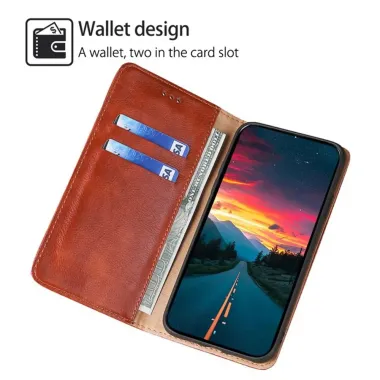 Flip cover iPhone Air PURE simili cuir Marron - photo 23