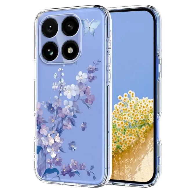 Coque Xiaomi 15T Fleurs et Papillons
