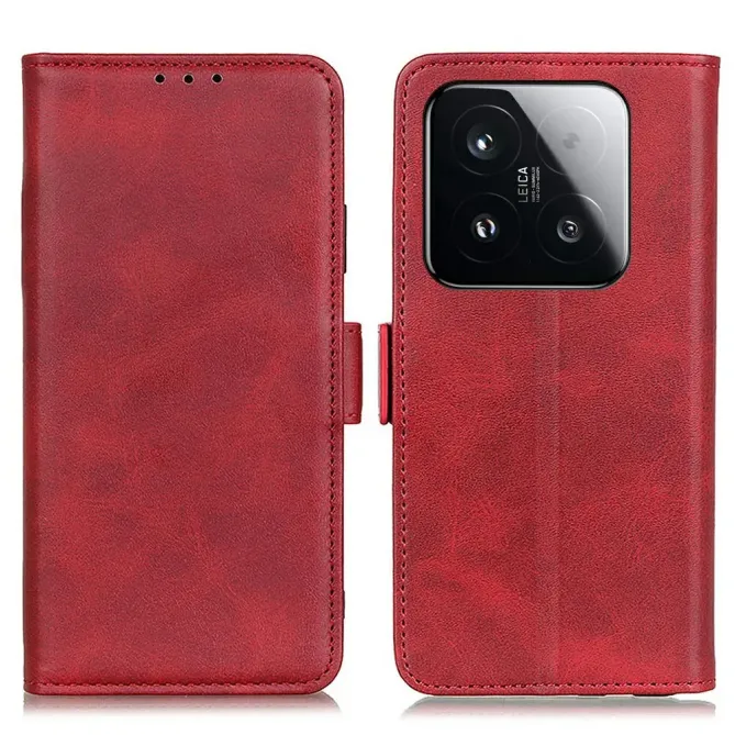 Étui Xiaomi 15T portefeuille revêtement simili cuir mat