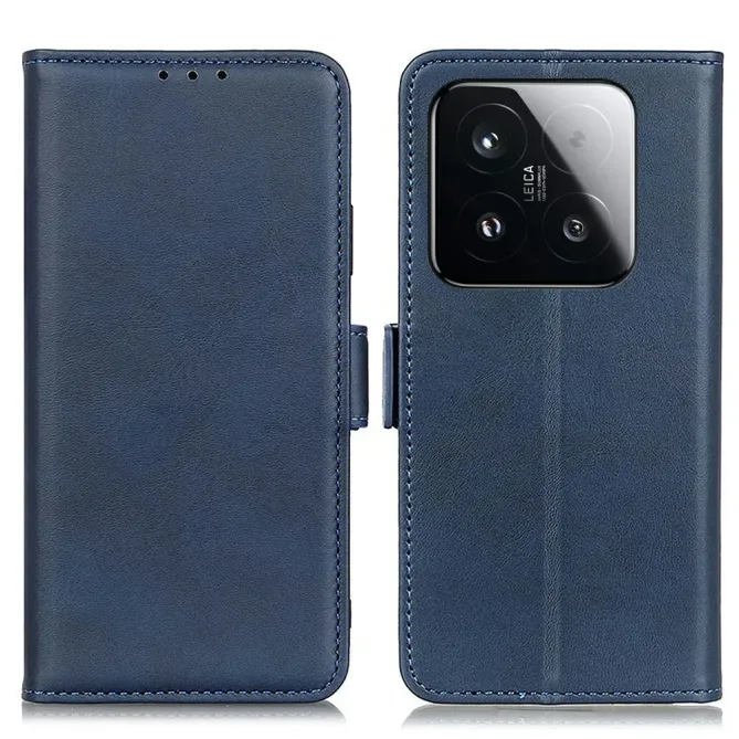 Étui Xiaomi 15T portefeuille revêtement simili cuir mat