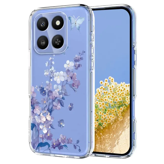 Coque Honor 400 Smart 5G / 4G Fleurs et Papillons